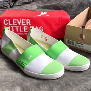 Brand new Puma slip ons.